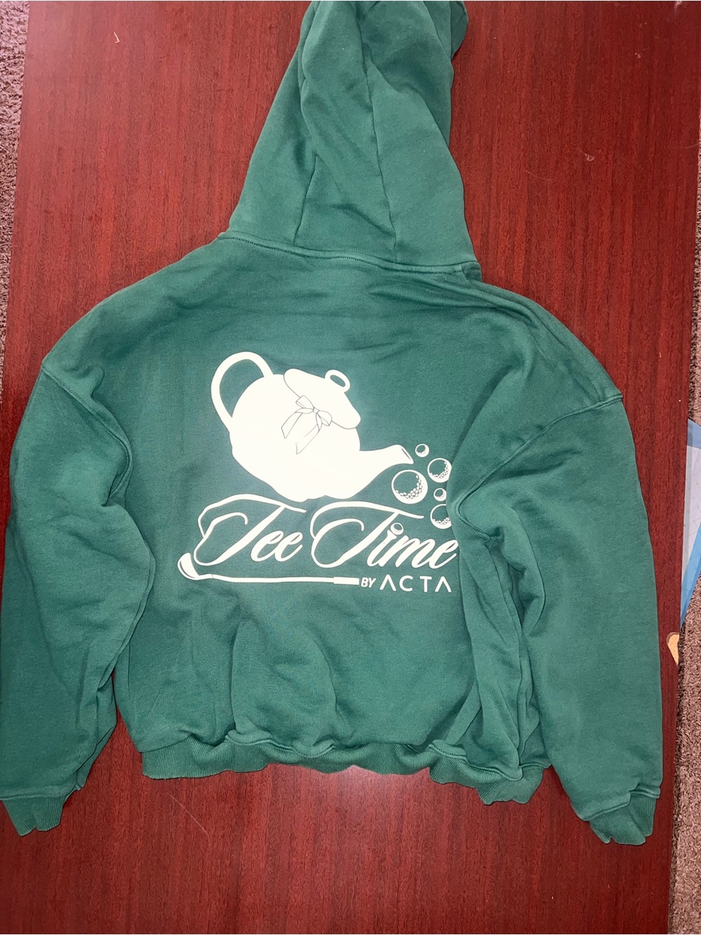 Tee Time ACTA Green Golf Pullover Hoodie - Picture 5 of 5